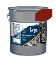 ГФ-021, 6 кг, Антикоррозийный грунт для наружных и внутренних работ, красно-коричневый, Bergauf